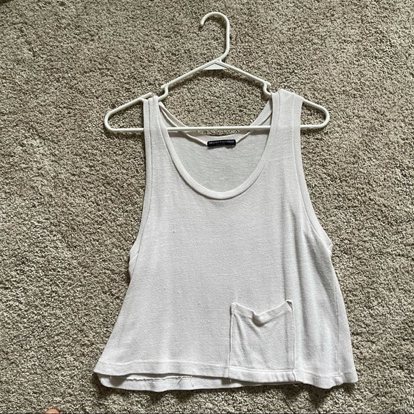 Brandy Melville Tops - BM Brandy Melville Tank with One Pocket Light Pink